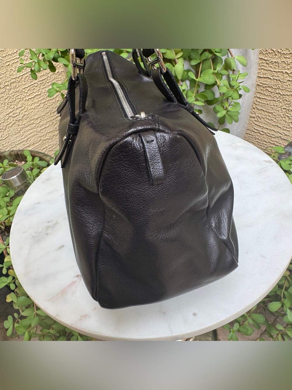 Yves Saint Laurent Studded Vintage Rive Gauche Satchel - Picture 8 of 16